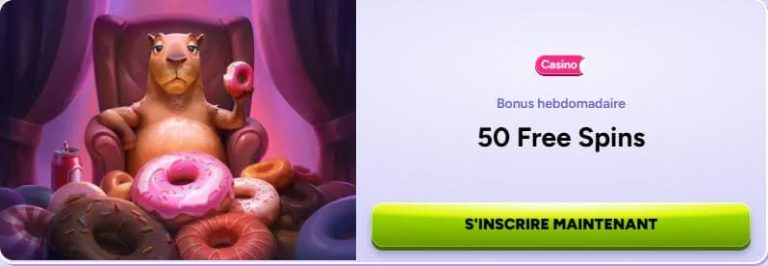 Spinbara Casino bonus hebdomadaire