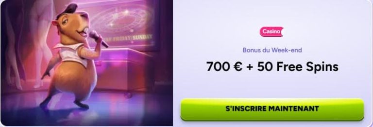 Spinbara Casino bonus weekend