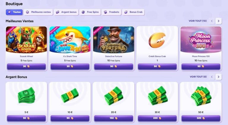 Spinbara Casino boutique