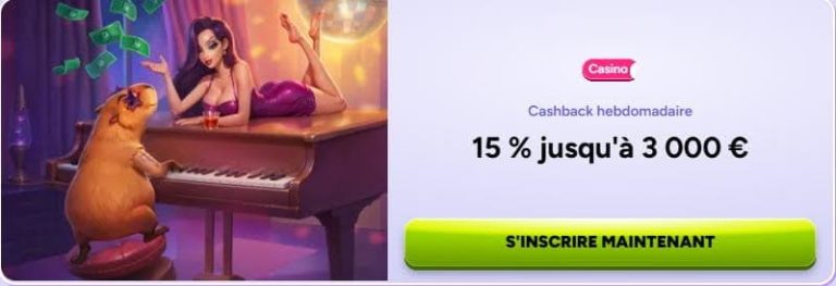 Spinbara Casino cashback hebdomadaire