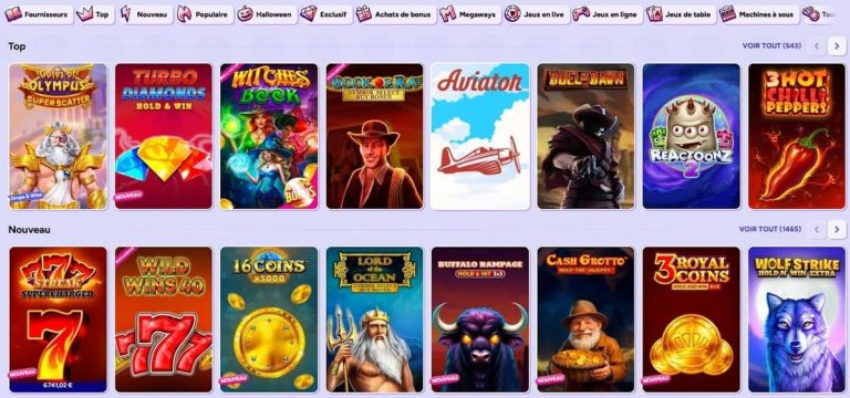 Spinbara Casino machines à sous